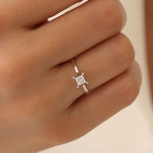 Prenses Kesim Pırlanta Yüzük