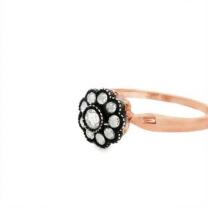 Elmas Gül Yüzük 9 yaprak 8,50mm