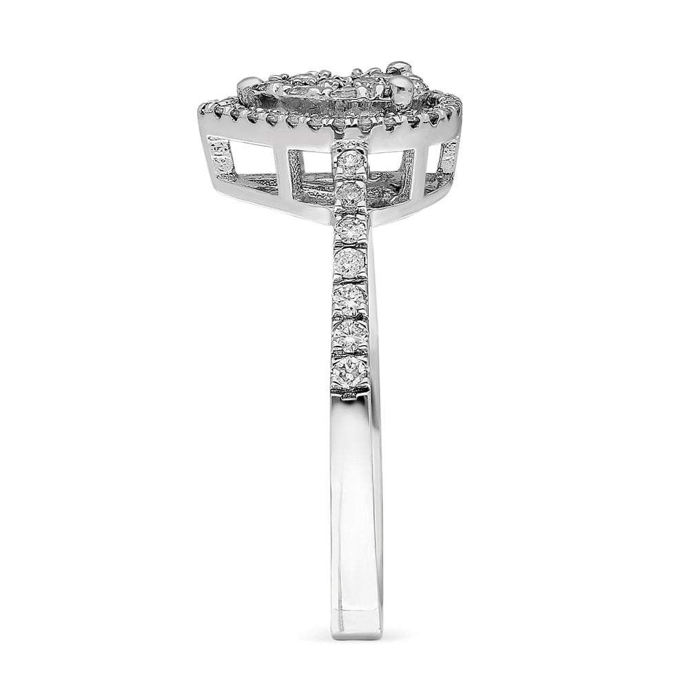 Pırlanta Damla Coronet Yüzük