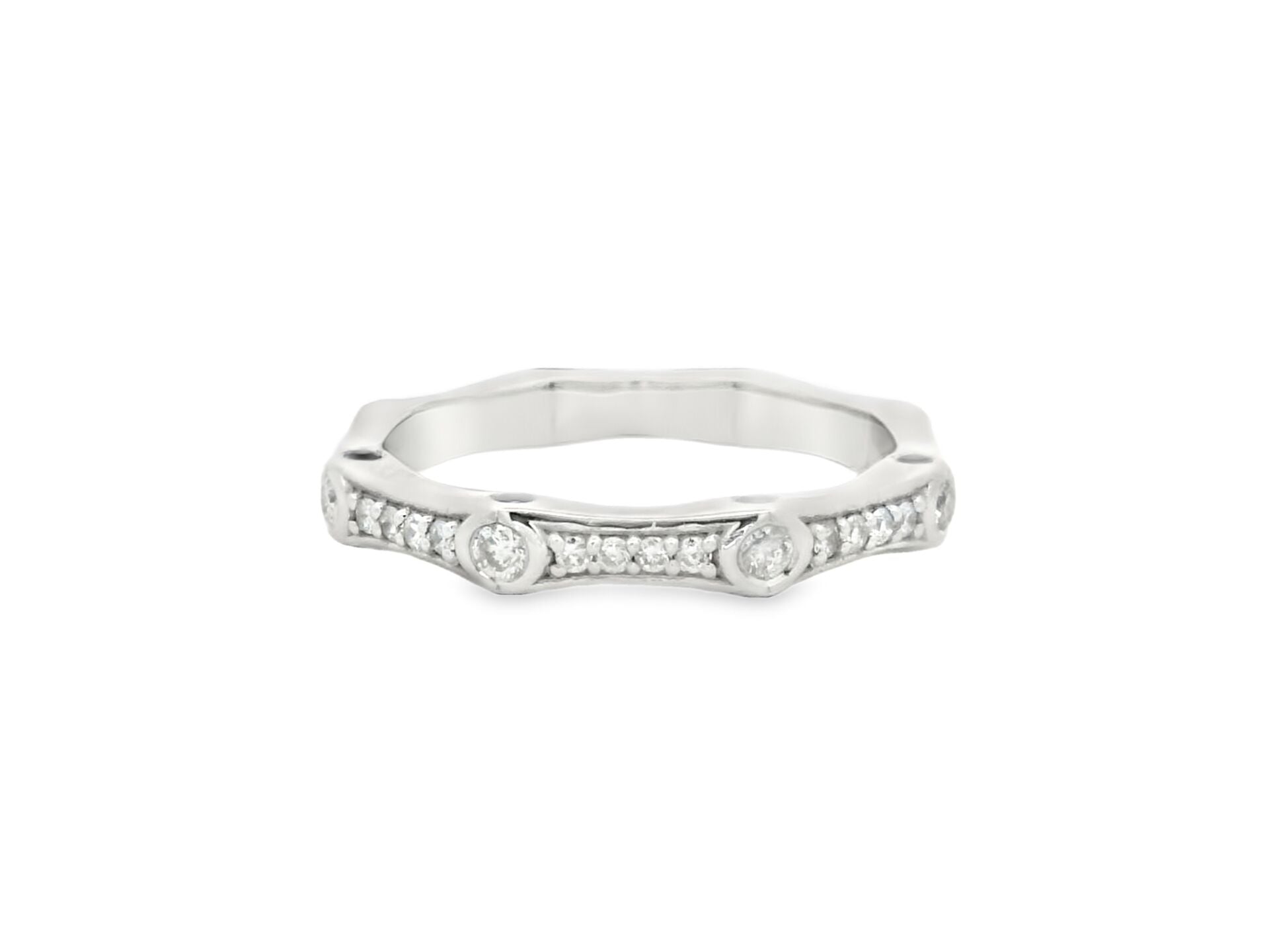 Pırlantalı Tasarım Alyans Yüzük