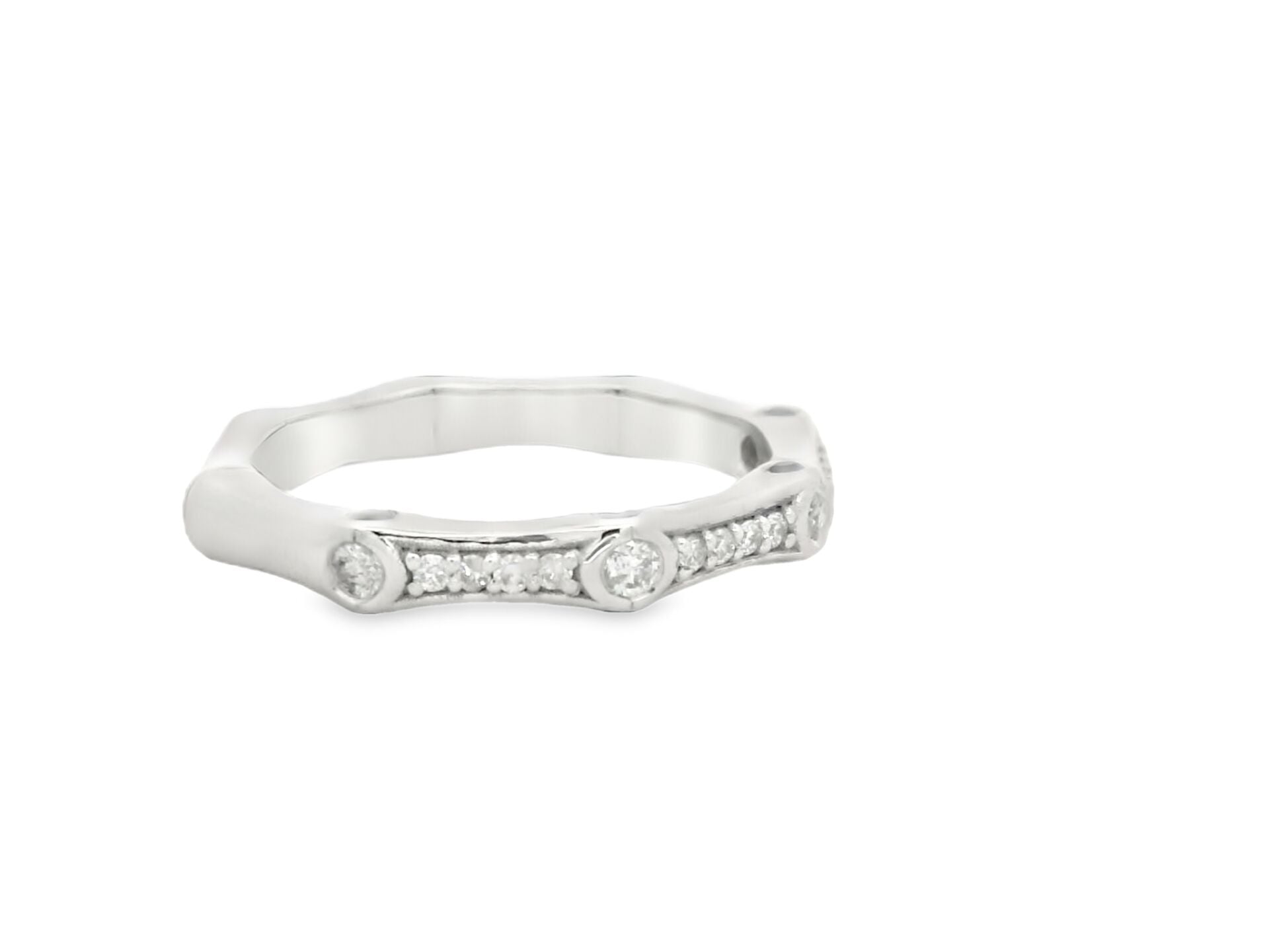 Pırlantalı Tasarım Alyans Yüzük