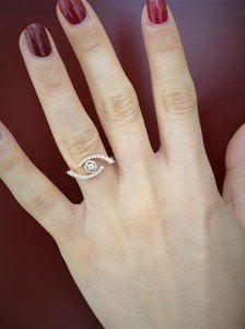 Pırlanta Ay Yüzük