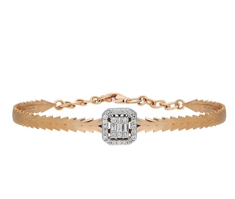 Baget Pırlanta Burgu Bileklik