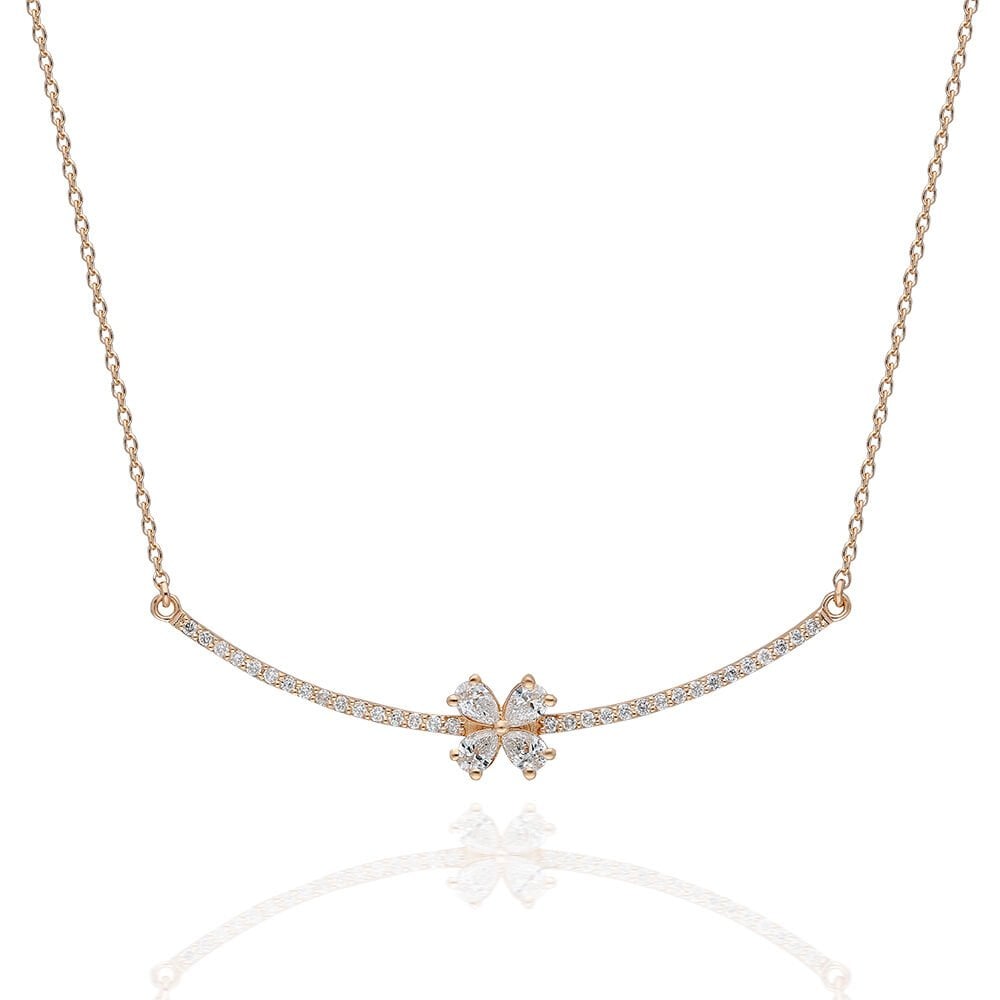 Pırlanta Menekşe Kolye