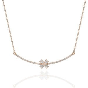 Pırlanta Menekşe Kolye