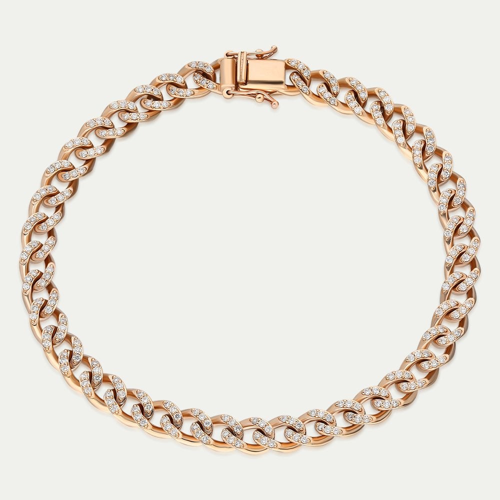 Gurmet Zincir Pırlanta Bileklik