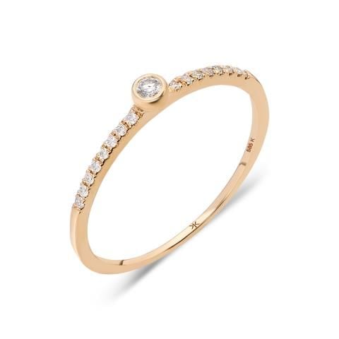 Pırlanta Taşlı Yüzük